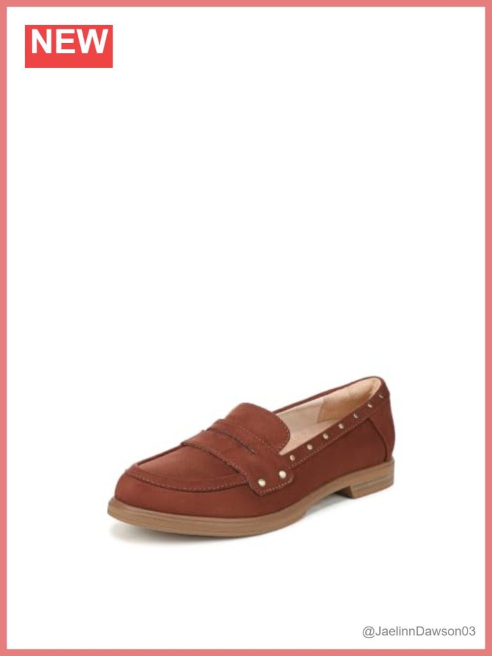 Dr. Scholl's Women's Microfiber Penny Loafers with Stud Accents